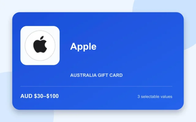 Apple Gift Card — Australia - Australian gift card product image