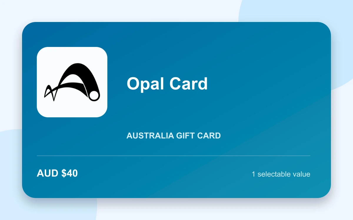 Opal Card — Australia product image Opal Card — Australia - Australian gift card product image