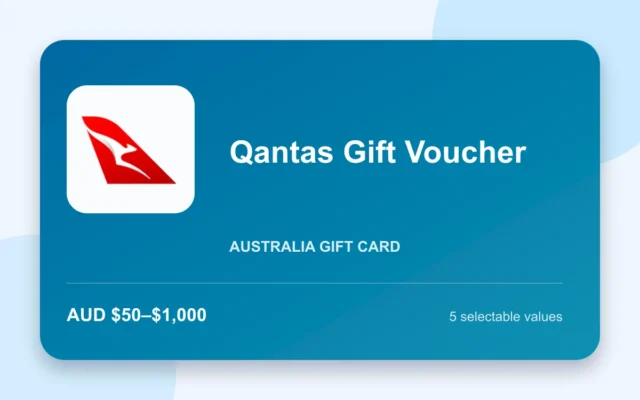 Qantas Gift Voucher — Australia - Australian gift card product image