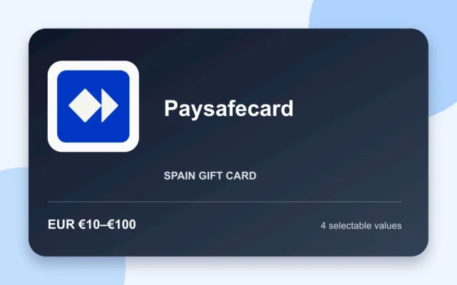 Paysafecard — Spain gift card product image