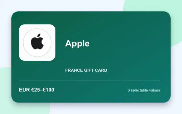 Apple Gift Card — France gift card product image