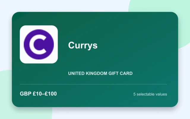 Currys Gift Card — United Kingdom - United Kingdom gift card product image
