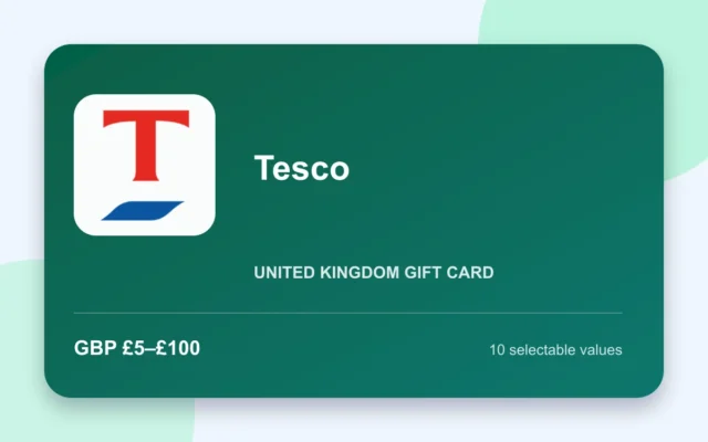 Tesco Gift Card — United Kingdom - United Kingdom gift card product image