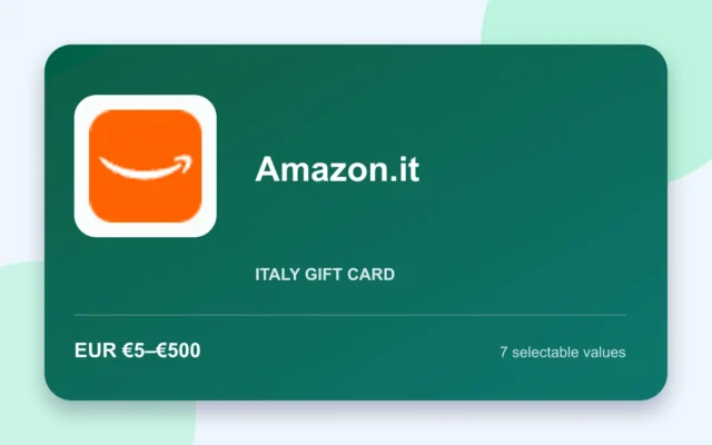 Amazon.it Gift Card — Italy gift card product image