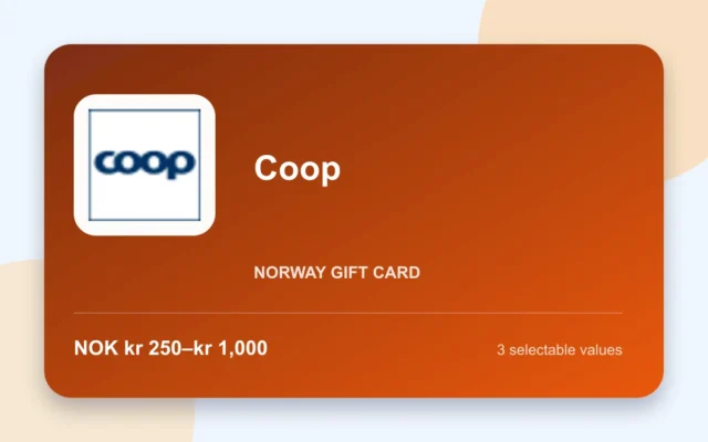 Coop Gift Card — Norway gift card product image