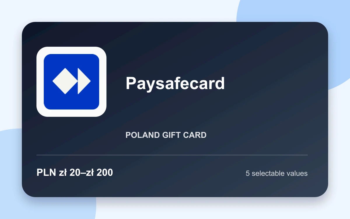 Paysafecard — Poland product image Paysafecard — Poland gift card product image