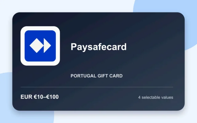 Paysafecard — Portugal gift card product image