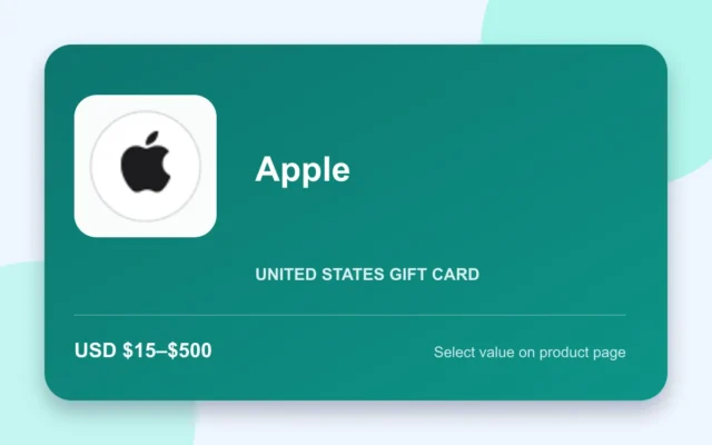 Apple Gift Card — U.S. gift card product image