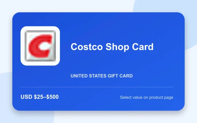 Costco Shop Card — U.S. gift card product image