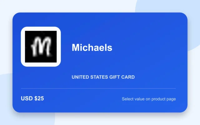 Michaels Gift Card — U.S. gift card product image